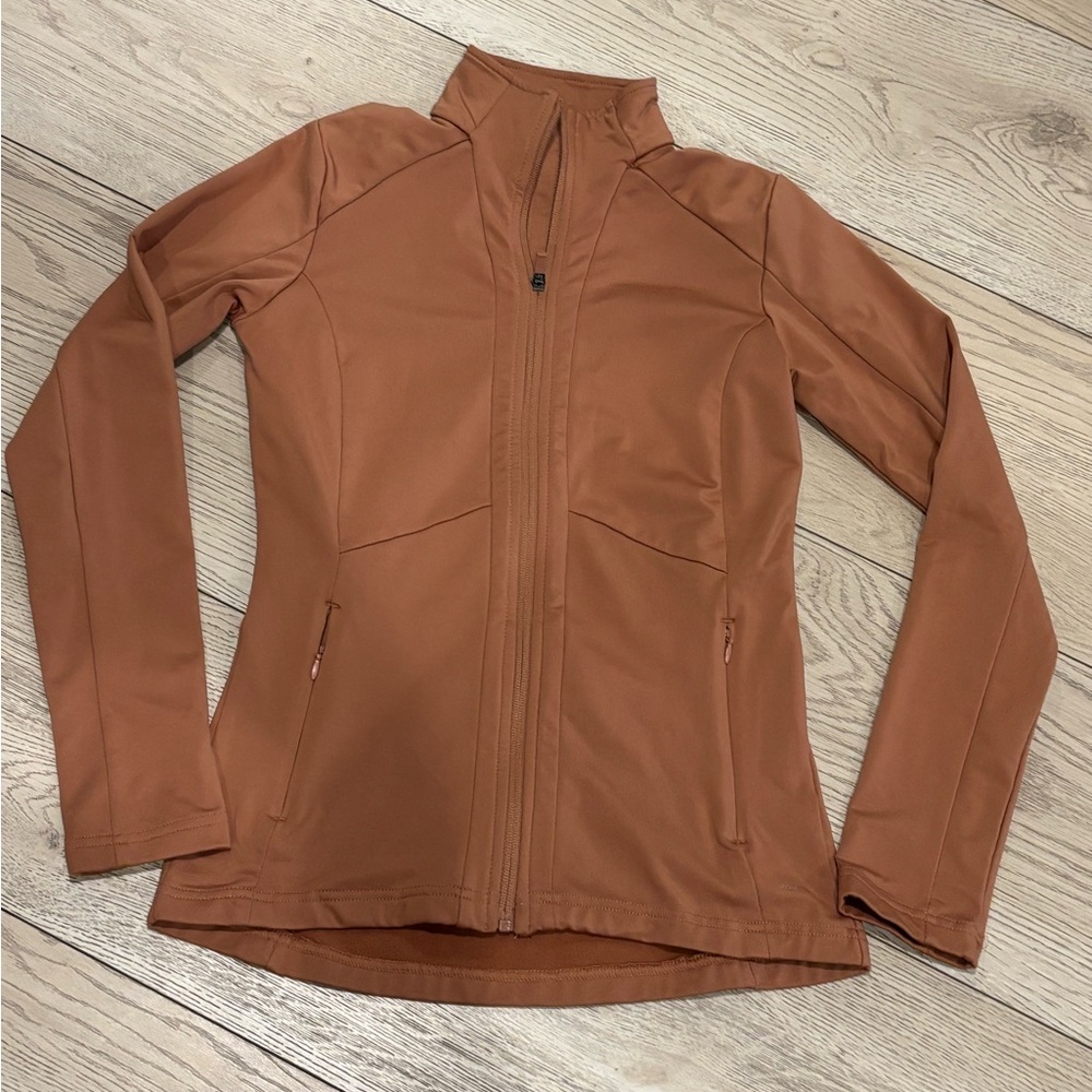 Women's Zip-Front Jacket in Rust